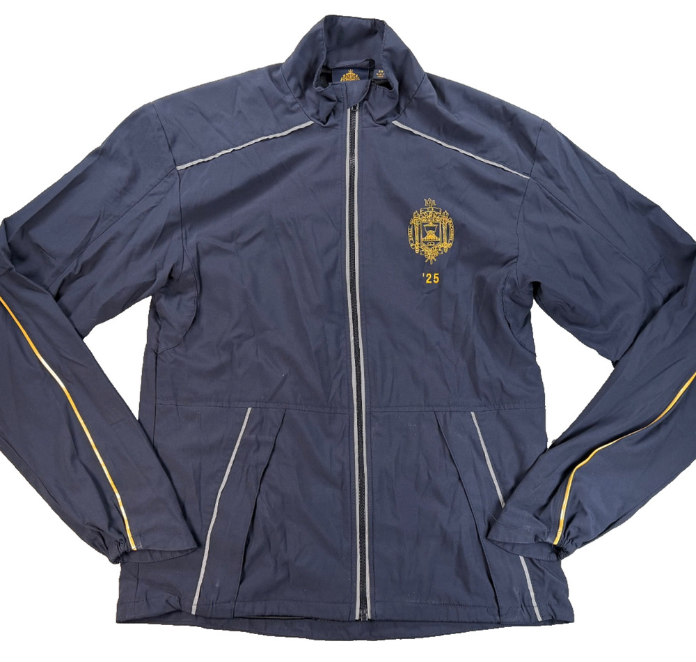 Annapolis Naval Academy USNA '25 Full Zip Windbreaker Jacket (Unisex Sm)